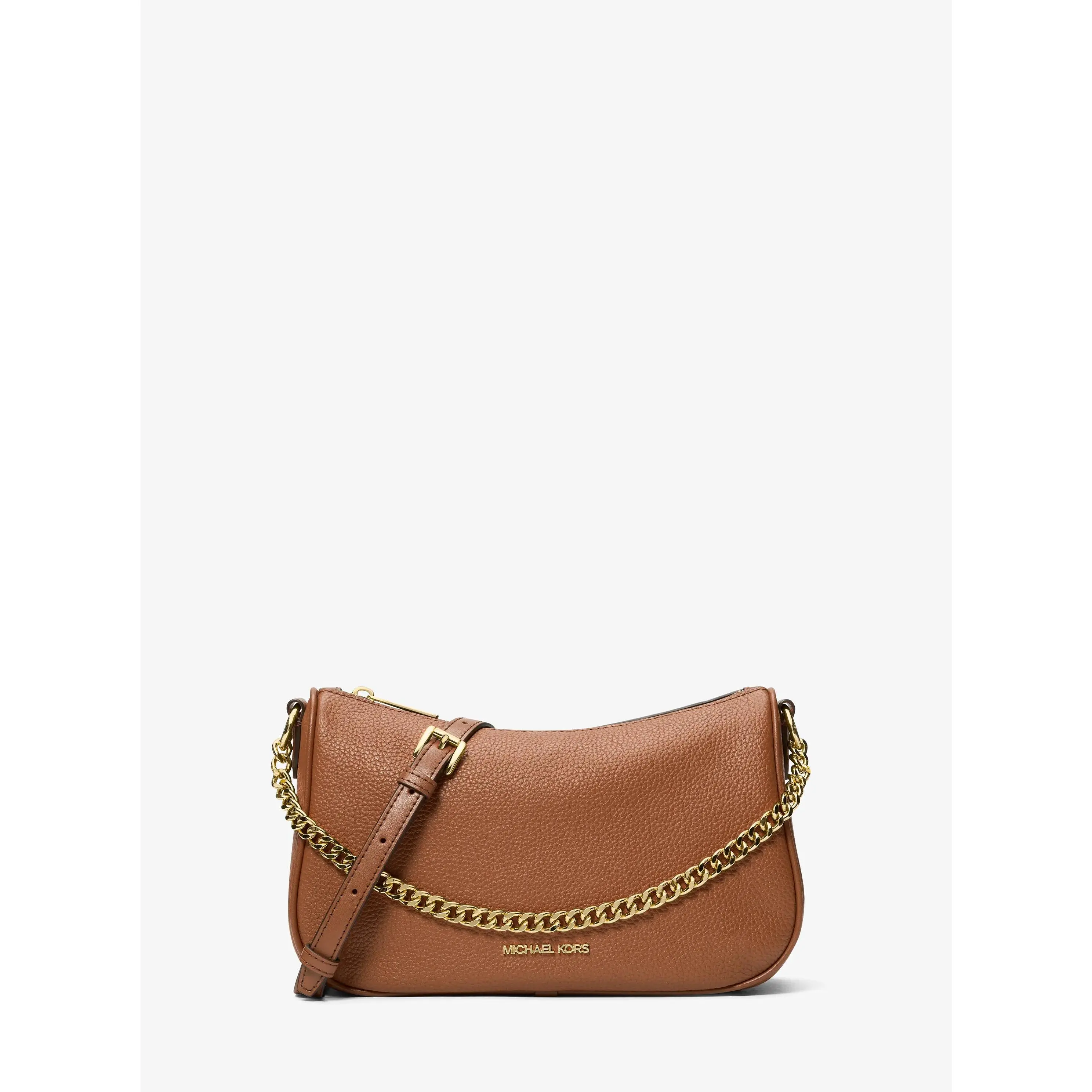 Carmela Medium Pebbled Leather Convertible Crossbody Bag