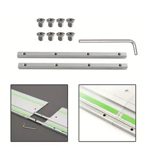 Track Saw Guide Rail Connector Kit Heavy Duty for Makita & Festool - Includes Hex Screws and Wrench
