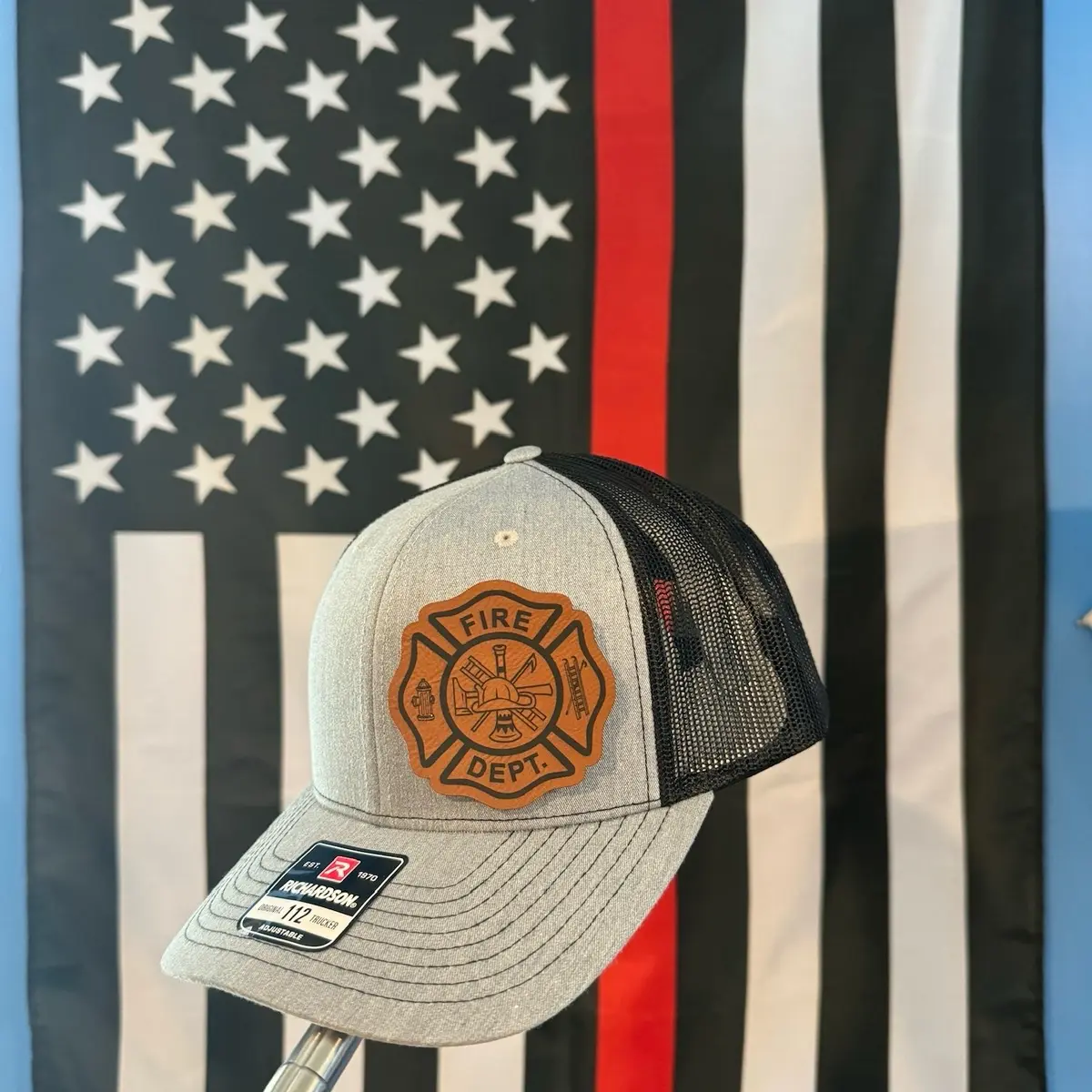 Fire Department / Firefighter Maltese Cross Hat trucker hat hats