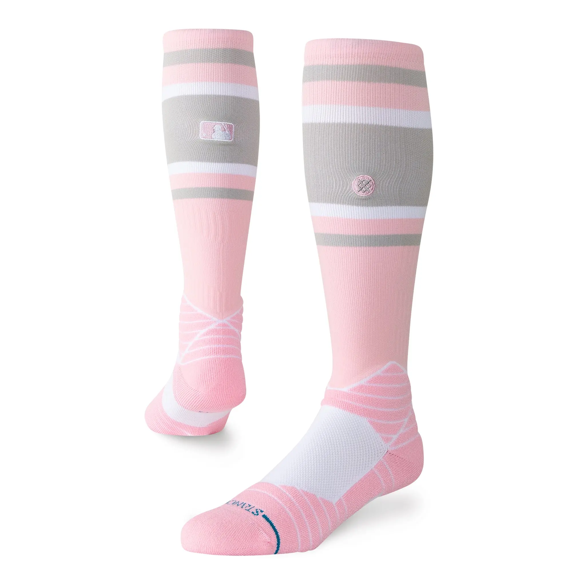 Stance MLB Mom's Day Breast Cancer Diamond Pro 2025 OTC Socks (L)
