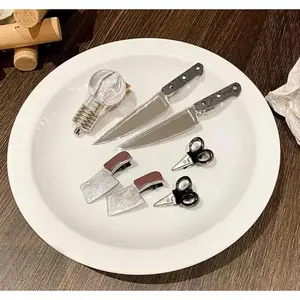 New Creative Weird Knife Hair Clips For Women Funny Hairpins Girls Hairclip Punk Barrette Hairpins Headwear Hair y2k Accessories Wavy Claw, Hair Clip Set For Women Claw