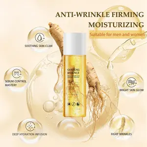 jl5.Natural Ginseng Anti-Aging Hydrating Essence Water – 100% Wild Ginseng from Himalayas, Deep Moisture & Wrinkle Care for All Skin Types    Firming Skincare Serums Moisturizer Gentle