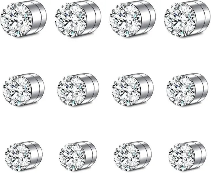 Fake Nose Stud Ring - Magnetic, Tiny, Women's