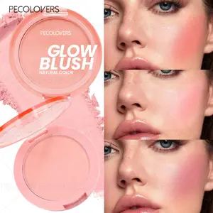 Facial Blush, Glow, Matte Effect, High Color Rendering, Lightweight Natural Look, Suitable for Daily Makeup, Brighten The Complexion of The Face, Waterproof and Sweat-proof