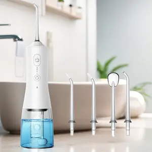 Operan Water Flossers - Upgraded 300ml Cordless Water Pick Portable Rechargeable Oral Irrigator with 4 Modes 4 Jet Tips IPX7 Waterproof Dental Floss for Home Travel Storage#fathersdaygift