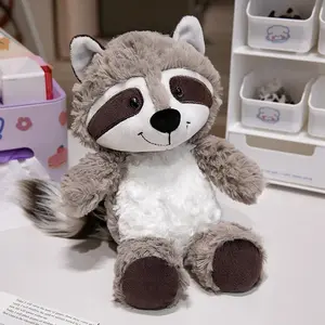 25/35CM Cute Three Colours Raccoon Plush Toys Simulation Northern Raccoon Stuffed Doll nc Animal Lovely Birthday ChristmasGifts