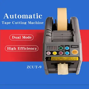 ZCUT9 Automatic Tape Machine Paper Cutter Tape Width 6-60mm Dispenser Office Supplies Cutting Tools Packing High Efficiency Dual Mode Mechanical