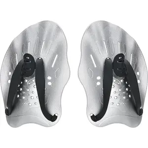 Contour Swim Paddles Hand, Swim Training Hand Paddles with Adjustable Straps, Swimming Hand Paddles for Women and Men