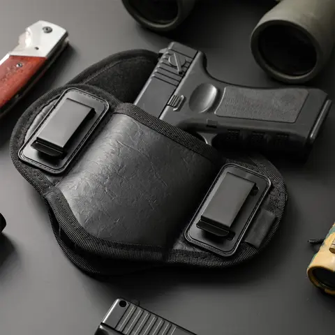 Tactical Pancake IWB Holster - Tactical Accessories for Men, Outdoor Hunting Concealed Carry, Secure Hold Universal Pistol Holder with Laser Compatibility, Fits Glock 19 17 20 23, Beretta 92 FS, PX4, XDM, MP, Fits Beretta 92 Fs