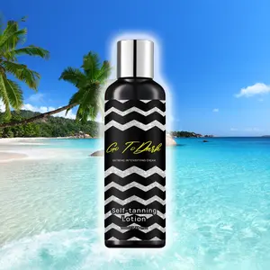 Sunless Tan Lotion, Sunless Tanning Lotion, Quick-Dry Copper Color, Moisturizing Skincare, Waterproof, Contains Carrot and Coconut Oil, Vitamin A&e, Sunless Self Tanner