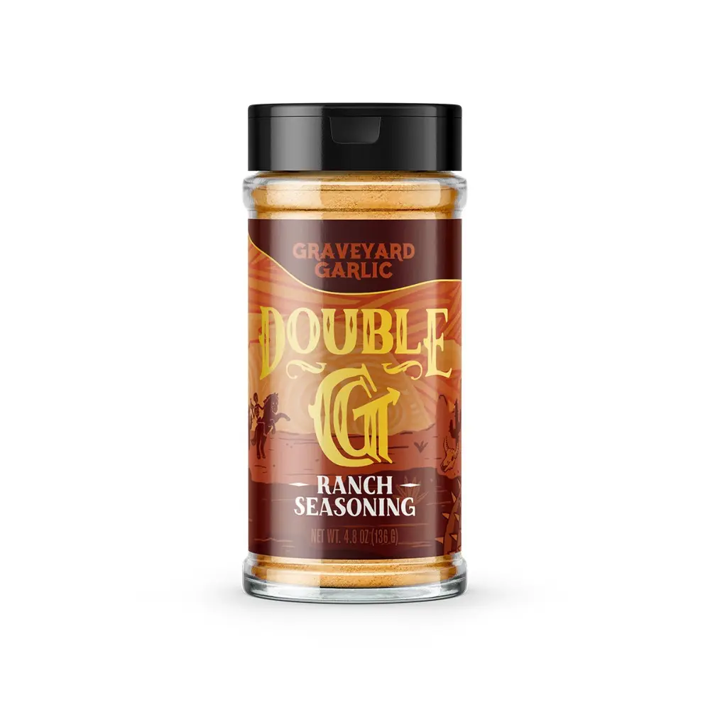 Double GG Ranch Seasoning - Garlic & Ranch Blend - Gluten Free - No Gluten - Spice for Grilling, Roasting & Dipping - Flavor