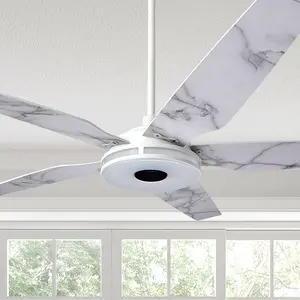 Explorer Smart Ceiling Fan with LED Light and Remote Outdoor/Indoor 56 inch