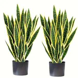 4 Piece Set Realistic Artificial Plants Dracaena, No Water Needed, Perfect for Home Decor & Outdoor Spaces, High-Quality Greenery, Artificial Shrubs