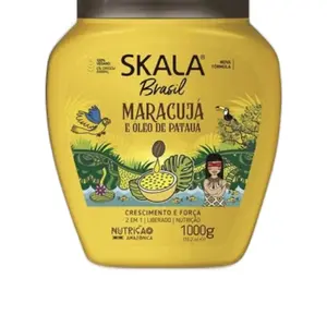 SKALA - Brasil - Creme de Tratamento 2 em 1 Maracuja e Oleo De Pataua 1 Kg - (Passion Fruit & Pataua Oil 2 in 1 Treatment Cream Net 35.27 Oz)