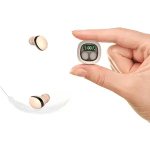 Smallest Wireless Bluetooth Invisible Earbuds - Low Profile, Micro, Discreet Mini Earbuds for Small Ear Canals Device Water Proof