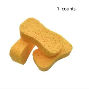 High Density Car Wash Sponge Block, 8-Character Design Cleaning Tool, Durable Auto Detailing Accessory, Essential Automotive Care Item