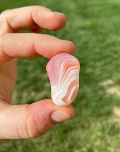Apricot Agate Tumbled Stone - Polished Apricot Agate Crystal