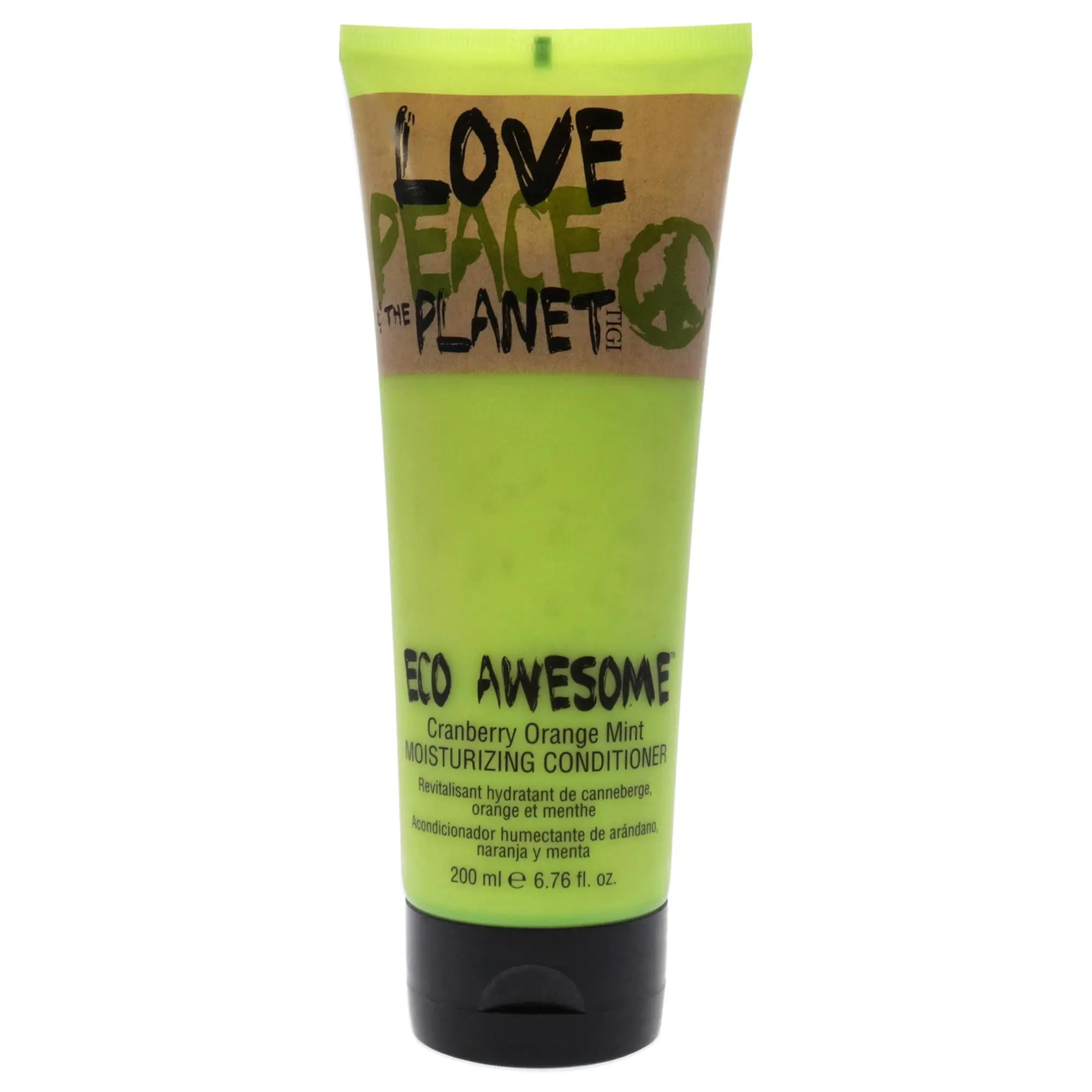 TIGI Love Peace and the Planet Eco-Friendly Hydrating Moisturizing Haircare Conditioner, Unisex - 6.76 fl oz