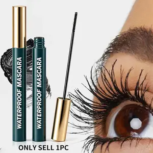 Long-Lasting 3D Volumizing Mascara, Pure, Non-Caking, High Pigment, Durable Eye Makeup, Perfect for Daily Use