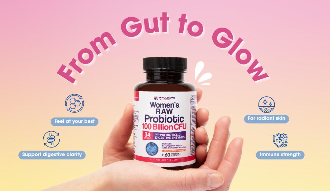 Dr. Formulated Raw Probiotics for Women 100 Billion CFUs with Prebiotics, Digestive Enzymes, Approved Women's Probiotic for Adults, Shelf Stable Probiotic Supplement Capsules