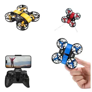 Pocket-Sized Explorer Mini Drone with 720P HD Camera - 8.5x8.5cm Kid-Safe Quadcopter| Auto-Hover & One-Key Stunts| Beginner-Friendly Flying