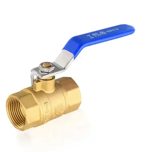 10-Pack 1/2" FNPT Ball Valve, Blue (Lead Free)
