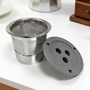 Stainless Steel Reusable K Cups for Ninja Coffee Maker, Durable Coffee Pods, Perfect Fit for Cfp201 Cfp300 Cfp305 Cfp307 Cfp451 Models