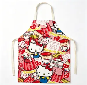 Sanrio Hello Kitty Linen Apron, Kitchen Personal Home Care Supply