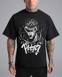 Berserk Guts Anime Shirt – Dark Fantasy Manga Graphic Tee, Pump Cover Gym Shirt, Harajuku Streetwear Unisex Gift
