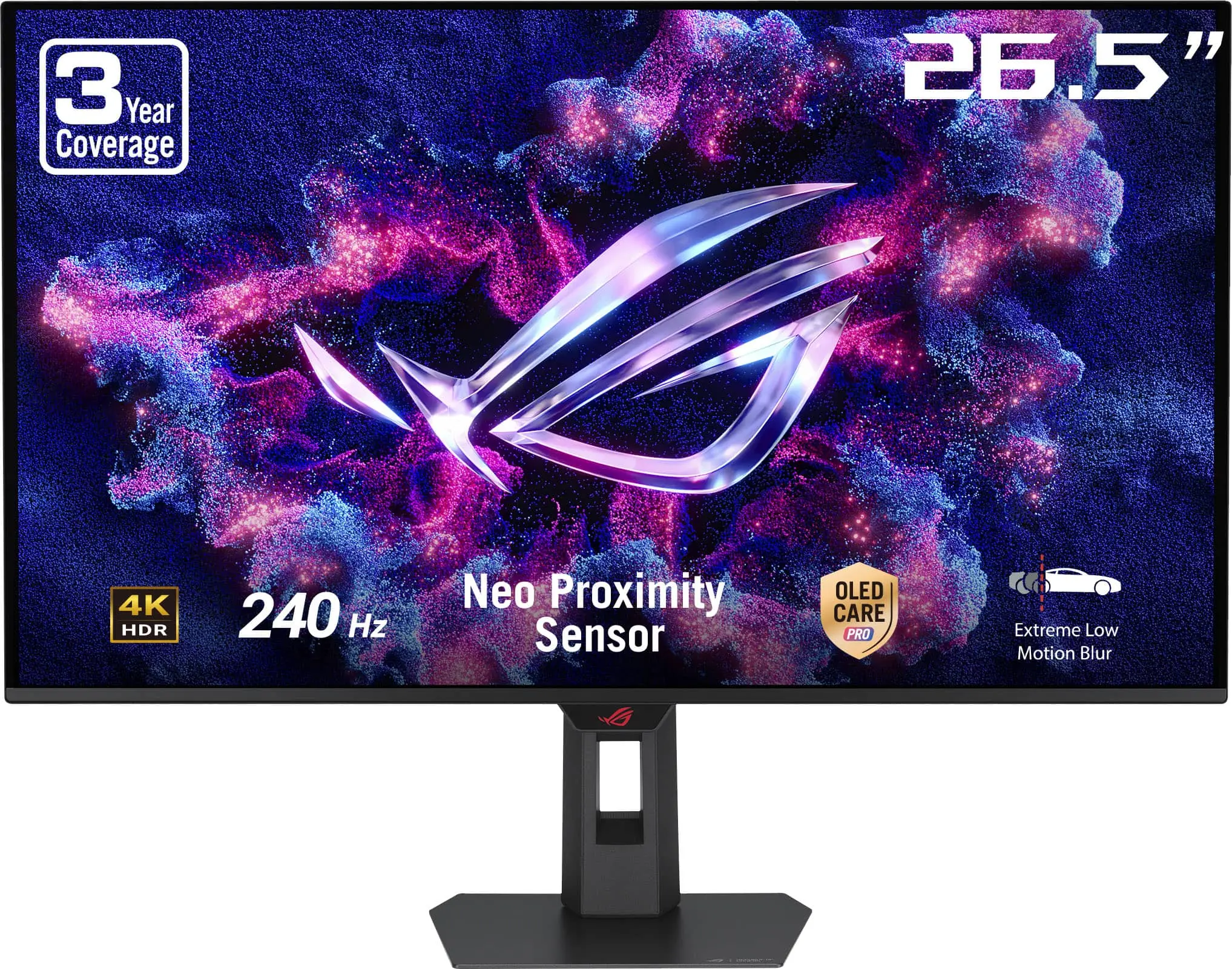 ROG Strix 27 4K OLED 240Hz 0.03ms Gaming Monitor with FreeSync Premium Pro and HDR (DisplayPort, HDMI)