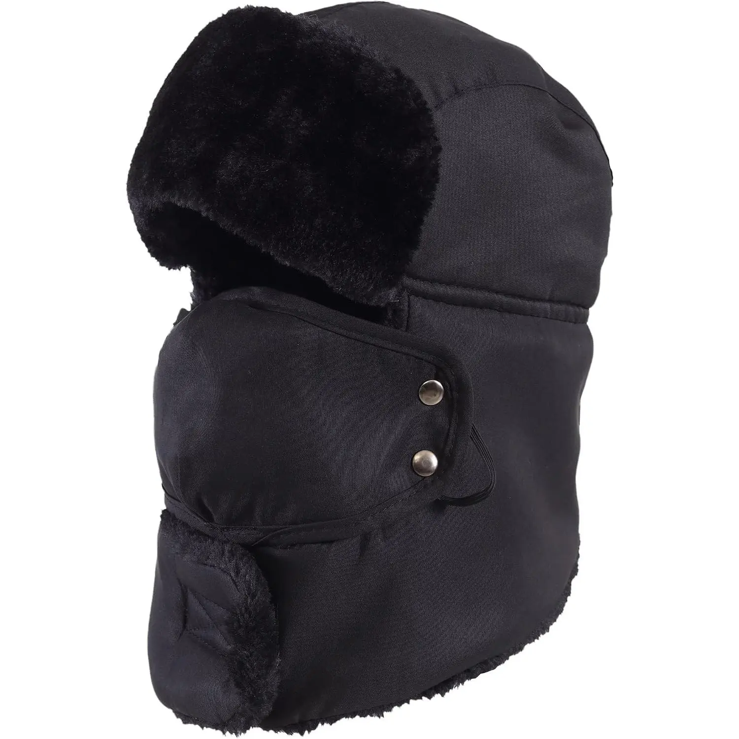 Russian Trapper Hat – Water-Resistant Ushanka for Men & Women with Chin Strap & Ear Flaps(Gift)