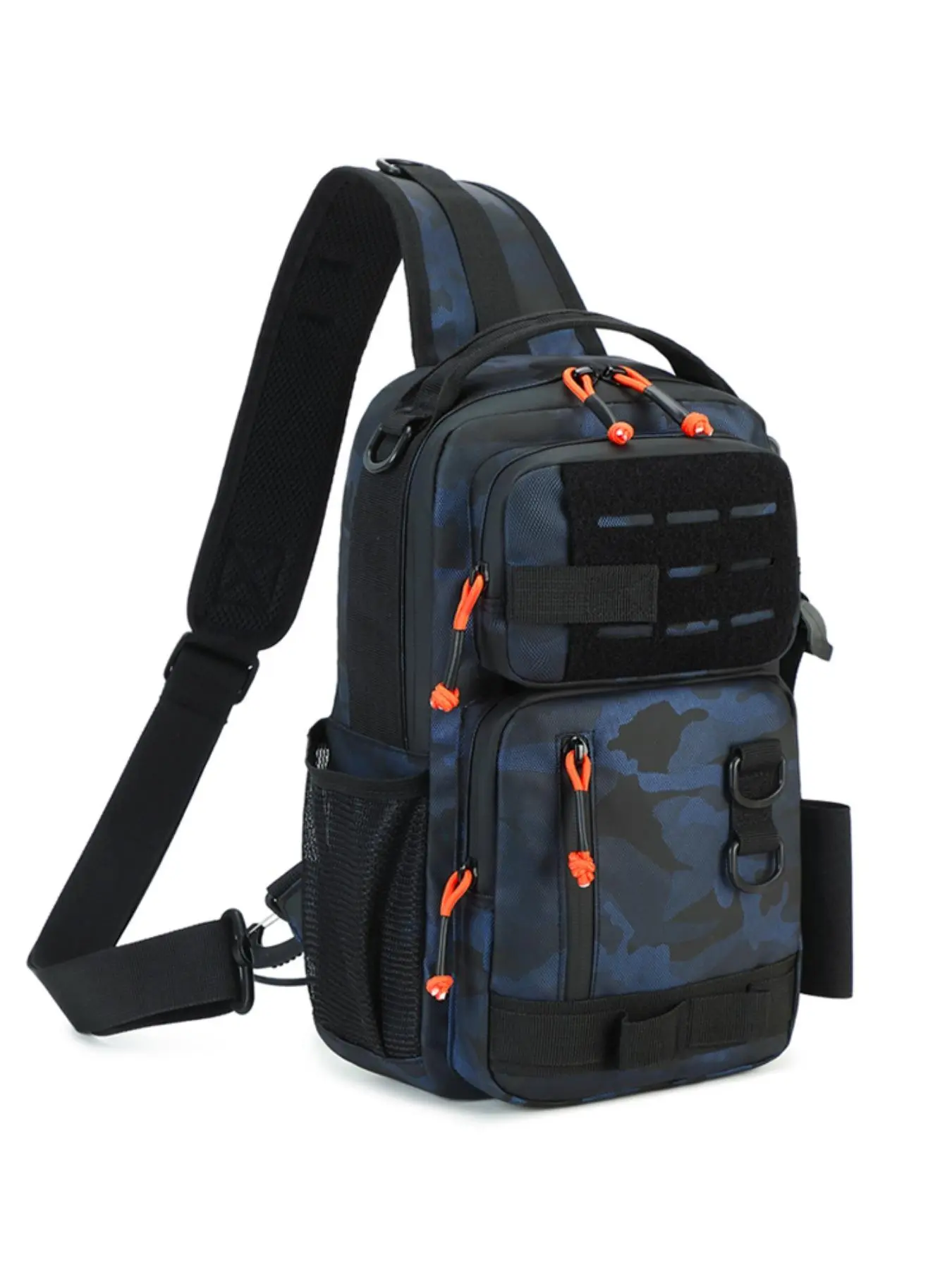Men's Camouflage Pattern Crossbody Messenger Bag, Large Capacity Waterproof Fishing Bag, Outdoor Multi-functional Cycling Bag, Travel & Hiking Shoulder Bag, Tactical Crossbody Bag, Multifunction Messenger Bag, Multifunctional Crossbody Bag