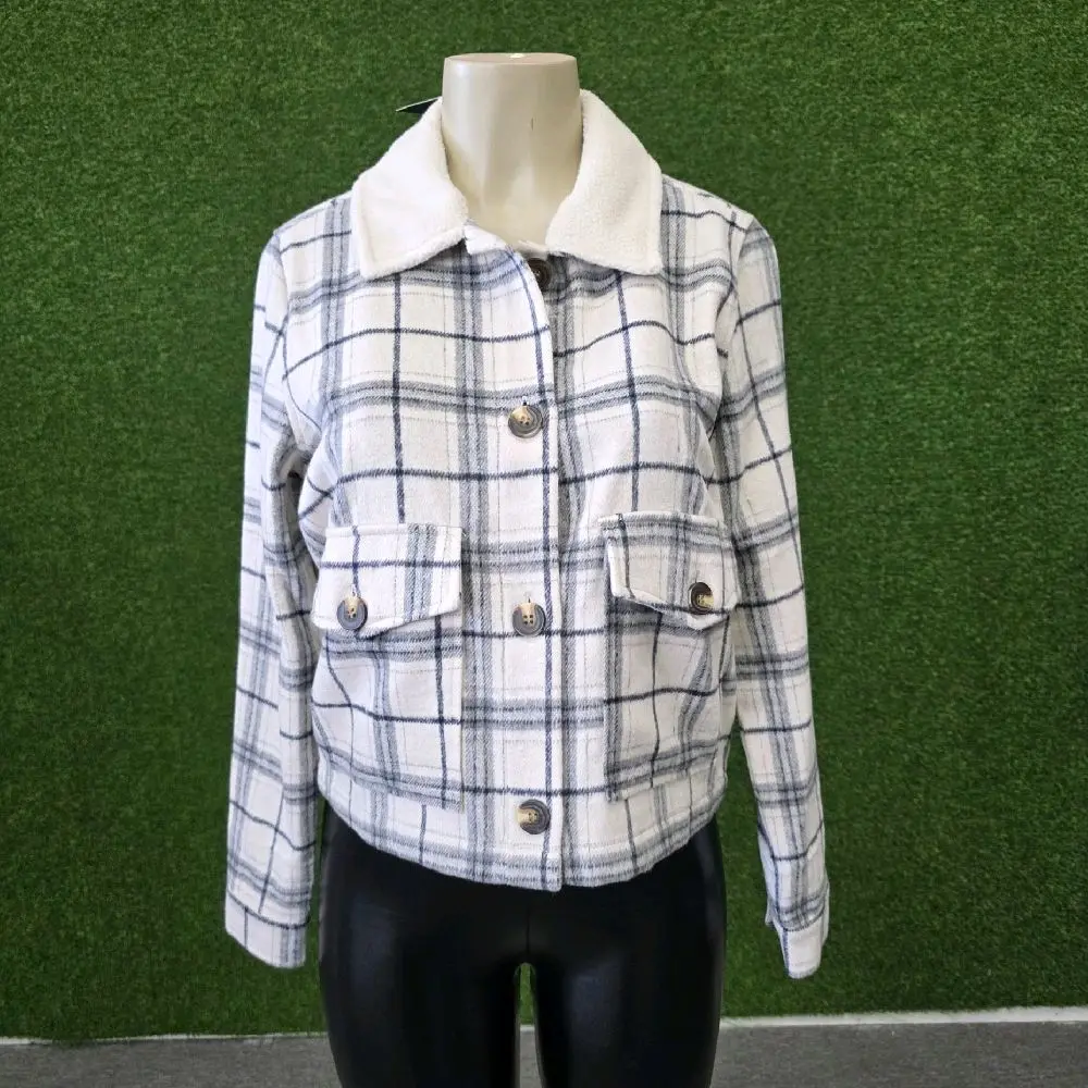 Karina Flanel Chekers Jacket