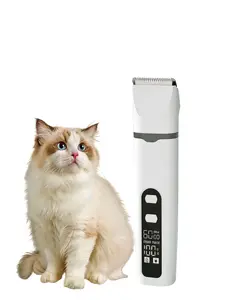 PetGrooming, DogGrooming, PetClippers, 4in1Kit, GroomingAtHome, PetTools, Rechargeable, LowNoise, DogHaircut, PetSalon rechargeable pet trimmer, low noise dog clipper, 4 in 1 pet grooming kit, professional pet shaver