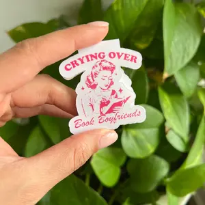 Crying Over Book BFs Magnetic Bookmark