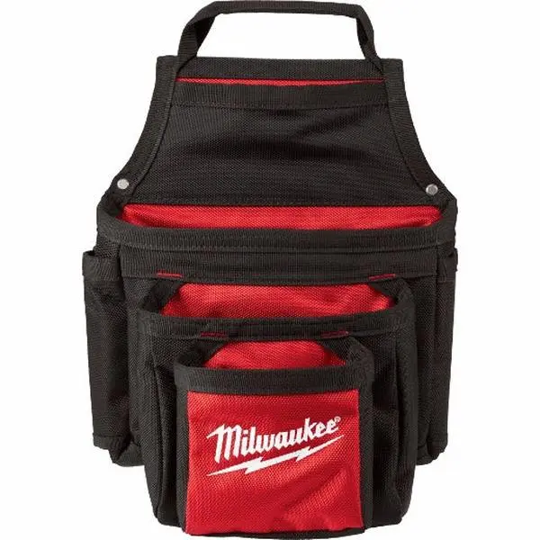 Milwaukee 48-22-8122 3-Tier Material Pouch, Heavy Duty Nylon Tool Bag, Tool Storage Bag for Organization Needs