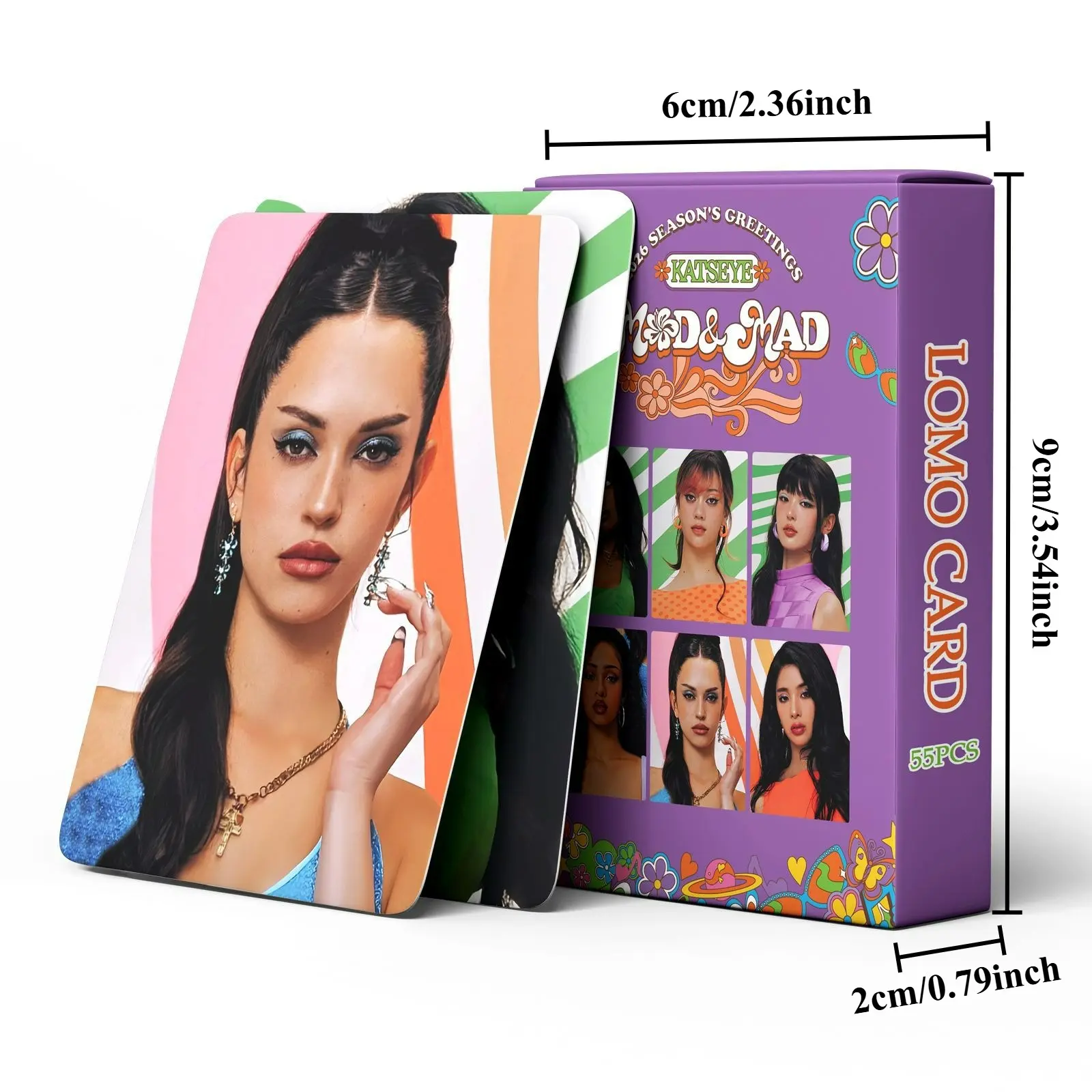 1 Box 55 Sheets Katseye Group 2026 Season's Greetings Collection