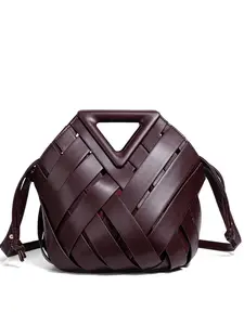 Large Capacity Handbag Triangle Bag New Clutch Bag Diamond Weave Evening Bag, Stylish and Functional Shoulder Bag for All Occasions