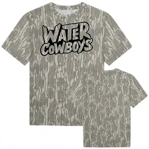 Golden Cowboy Camo T Shirt 3D Style, Western Cowboy Graphic Tee, Camouflage Outdoor Shirt, 3D Hunting Style Tee, Gift for Him