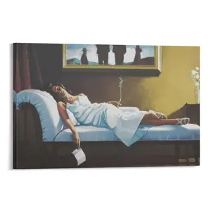 Vettrianos The Letter 1998 Print. Decorative Canvas Wall Art. Poster for Living Room And Bedroom. Adds Charm to Home. Poster Canvas Wall Art For Bedroom Decor Bar Office Room Decor Gift