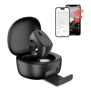 Remote Control for TikTok Scrolling Ring for iPhone, with Phone Stand Charging Case, Bluetooth Page Turner for Kindle App, Music/Call Control & Camera Shutter Remote for iPhone iPad Android