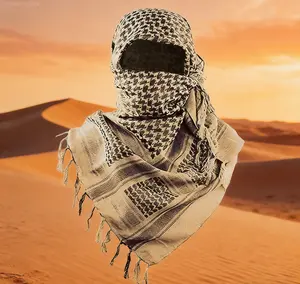 Winter Tactical Shemagh Scarf Full Face Cover Keffiyeh Wrap for Cold Weather Outdoor Riding Windproof Warm