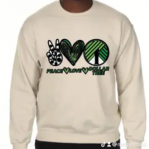 Dollar tree crewneck baggy hoodie