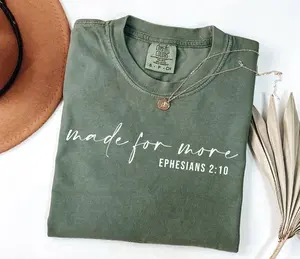 Comfort Colors - Made for More Shirt, Christian Shirt, Bible Verse Shirt, Jesus Shirt, Christian Gift, Christian Christmas Tee, Love and Grace Tshirt