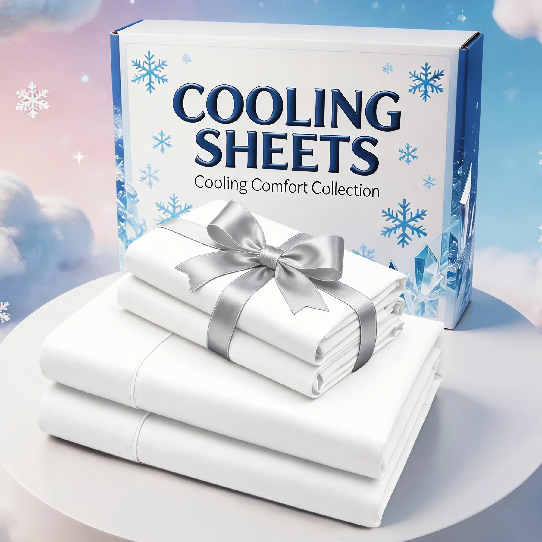 Extra Deep Pocket Bamboo Fiber Sheets Set - Breathable And Cooling Bed Sheets - Luxury Bed Sheet Set - Soft, Wrinkle-Free And Comfy - Easy to Care for And Hypoallergenic, Suitable for Kids' Rooms And Master Bedrooms