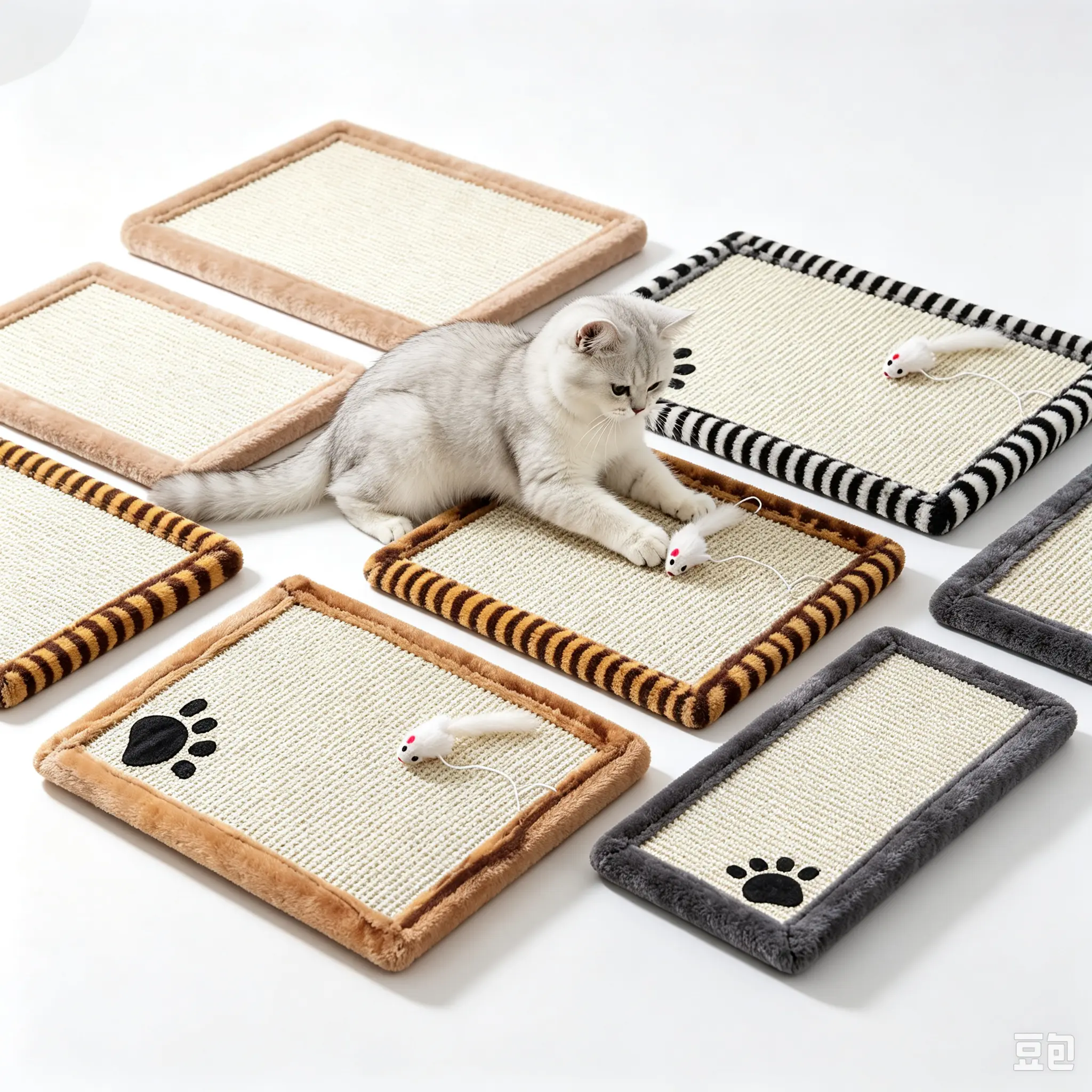 Durable Cat Scratching Pad Mat, Pet Supplies Alternative to Cat Scratch Boards