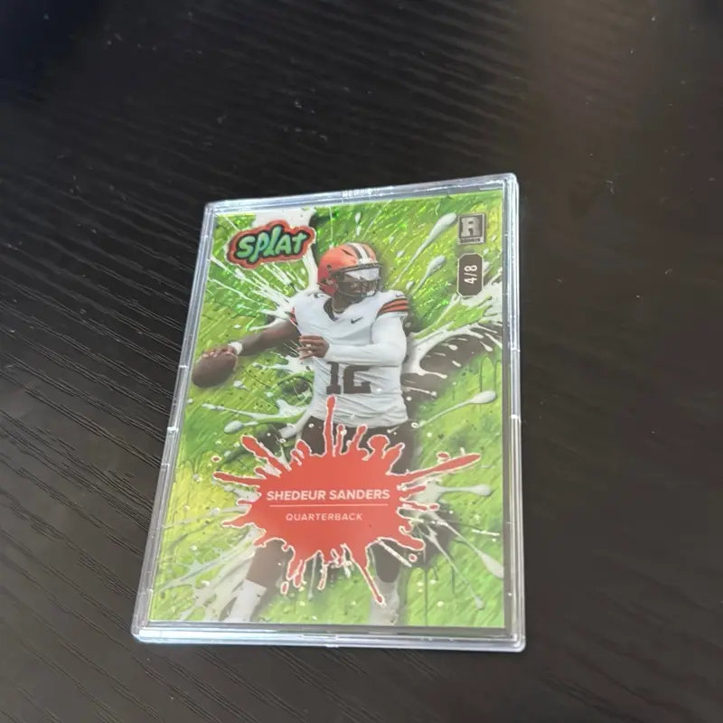 Shedeur Sanders Splat 4/8 green slime