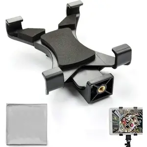 Universal Tablet Tripod Mount for iPad, iPad Air, Air 2,iPad Mini, Galaxy Tab, and Many More Tablets. Plus Microfiber Cleaning Cloth