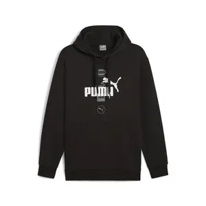PUMA Mens Power Graphic Hoodie Casual Outerwear Casual - Black