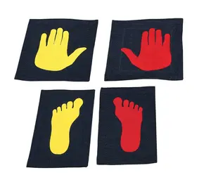 Tumbl Trak Children's Gymnastics Hands and Feet Mat Set (5-Piece) for Placement Practice